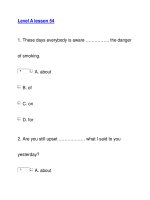 Level A lesson 54 ppsx