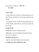 Giáo án Vật lý 12 nâng cao - TIẾT 3-B TỰ CHỌN docx