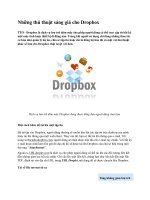 Những thủ thuật sáng giá cho Dropbox ppsx