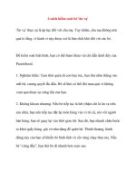 6 cách kiểm soát bé ''''ăn vạ'''' ppt