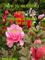 Bài giảng toán lớp 1  phép cộng có tổng bằng 10