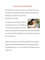 Cha mẹ nên ôm con ít nhất 3 lần/ngày pptx