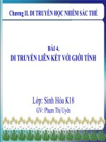 di truyền liên kết với giới tính