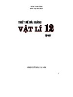 Thiết kế bài giảng vật lý 12 tập 1 part 1 docx