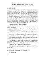 VỆ SINH LAO ĐỘNG VÀ BỆNH NGHỀ NGHIỆP part 2 ppt