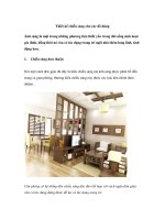 Thiết kế chiếu sáng cho các đồ dùng ppt