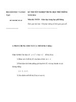 đề thi thử tốt nghiệp trung học phổ thông môn toán 2014 1 (7)