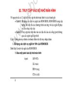 Đồ họa máy tính - Chương 1 Màn hình của máy tính - Bài 2 pptx