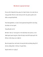 Dàn xếp các vụ gây gổ của bé gái docx