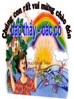 Bài giảng toán lớp 1 phép cộng trong phạm vi 6