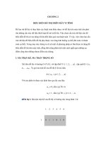 GIÁO TRÌNH LÝ THUYẾT ĐỒ THỊ - CHƯƠNG 2 pdf