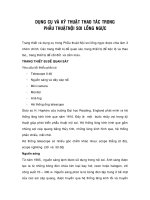 DỤNG CỤ VÀ THAO TÁC TRONG PHẪU THUẬT NỘI SOI LỒNG NGỰC doc