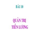 Bài 8: Quản trị tiền lương pdf
