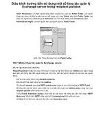 Giáo trình hướng dẫn sử dụng một số thao tác quản lý Exchange server trong recipient policies p1 docx