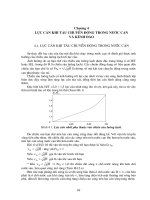 ĐỘNG LỰC TÀU THUỶ - PHẦN 1 LỰC CẢN CHUYỂN ĐỘNG CỦA TÀU - CHƯƠNG 4 docx