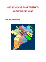 NHỮNG VẤN ĐỀ PHÁT TRIỂN KT XH TRONG CÁC VÙNG_4 pot