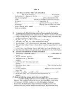 KÝ THI THỬ HSG MÔN ANH VĂN NĂM 2011 - TEST 37 docx