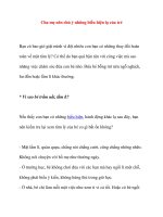 Cha mẹ nên chú ý những biểu hiện lạ của trẻ ppsx