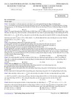 Đề thi tự luyện đại học môn vật lý - 22 pptx