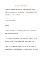 Dấu hiệu sai lầm khi dạy bé pdf