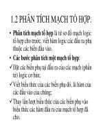 Mạch logic tổ hợp - Phần 2 ppt