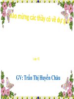 bài giảng luyện tập toán 1trần thị huyền châu