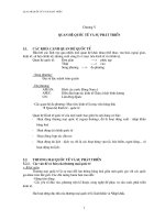 Chương 5: Quan hệ quốc tế và sự phát triển pdf