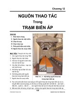 PHẦN ĐIỆN TRONG TRẠM BIẾN ÁP - Chương 12 docx