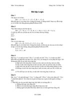 Bài tập Logic ppsx