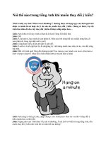 Nói thế nào trong tiếng Anh khi muốn thay đổi ý kiến? ppsx