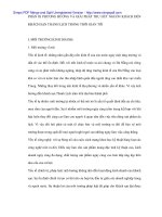 THực trạng và giải pháp thu hút nguồn khách đến Khách sạn Thanh Lịch - 5 ppsx