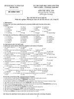 KỲ THI CHỌN HỌC SINH GIỎI TỈNH LỚP 12 THPT – NĂM HỌC 2010-2011 pdf