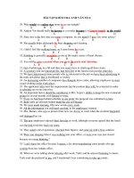 BÀI TẬP KIỂM TRA ANH VĂN SỐ 4 docx