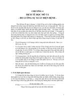 Dịch tễ học phân tích : Đo lường sự xuất hiện của bệnh part 1 pps