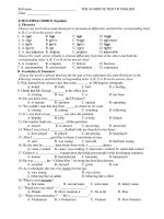 THE 45-MINUTE TEST OF ENGLISH pot