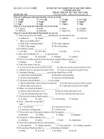 ĐỀ THI THỬ TỐT NGHIỆP TRUNG HỌC PHỔ THÔNG NĂM HỌC 2010- 2011 - MÃ ĐỀ THI : 095 doc