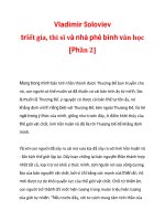 Vladimir Soloviev triết gia, thi sĩ và nhà phê bình văn học [Phần 2]_7 pdf