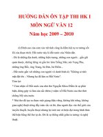 HƯỚNG DẪN ÔN TẬP THI HK I MÔN NGỮ VĂN 12 Năm học 2009 – 2010_5 ppsx