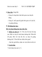 Giáo án toán lớp 5 - Tiết 135: LUYỆN TẬP doc