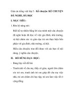 Giáo án tiếng việt lớp 5 - Kể chuyện: KỂ CHUYỆN ĐÃ NGHE, ĐÃ ĐỌC pdf