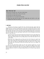 Kinh tế y tế và bảo hiểm y tế - Phân tích chi phí pot