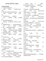 KIỂM TRA 15 PHÚT TEST 7 - English 12 pot