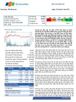 BÁO cáo ĐỊNH GIÁ ngành xây dựng bất động sản ngày 10 tháng 1 năm 2014 CÔNG TY CP xây DỰNG và KINH DOANH địa ốc HOÀ BÌNH