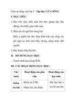 Giáo án tiếng việt lớp 5 - Tập đọc: CỬA SÔNG I pdf