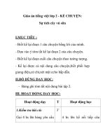 Giáo án tiếng việt lớp 2 - KỂ CHUYỆN: Sự tích cây vú sữa pot