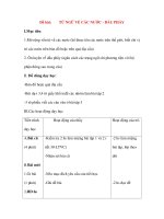 Giáo án Luyện từ và dấu câu lớp 3: Đề bài: TỪ NGỮ VỀ CÁC NƯỚC - DẤU PHẨY pps