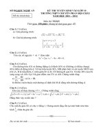 Đề thi toán vào trường Phan Bội Châu năm 2011 - 2012 ppt