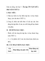 Giáo án tiếng việt lớp 5 - Ôn tập: ÔN TẬP GIỮA HỌC KÌ II (TIẾT 2) doc