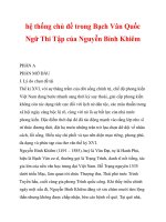 hệ thống chủ đề trong Bạch Vân Quốc Ngữ Thi Tập của Nguyễn Bỉnh Khiểm_1 pdf