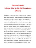 Vladimir Soloviev triết gia, thi sĩ và nhà phê bình văn học [Phần 2]_4 potx